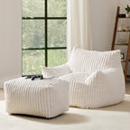 Bean Bag Chairs (XL Sofa Chair + Footstool)
