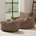 Bean Bag Chairs (XL Sofa Chair + Footstool)
