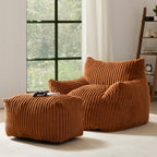Bean Bag Chairs (XL Sofa Chair + Footstool)