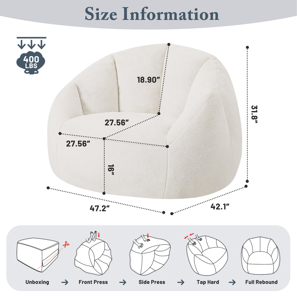 Shell Bean Bag Chairs