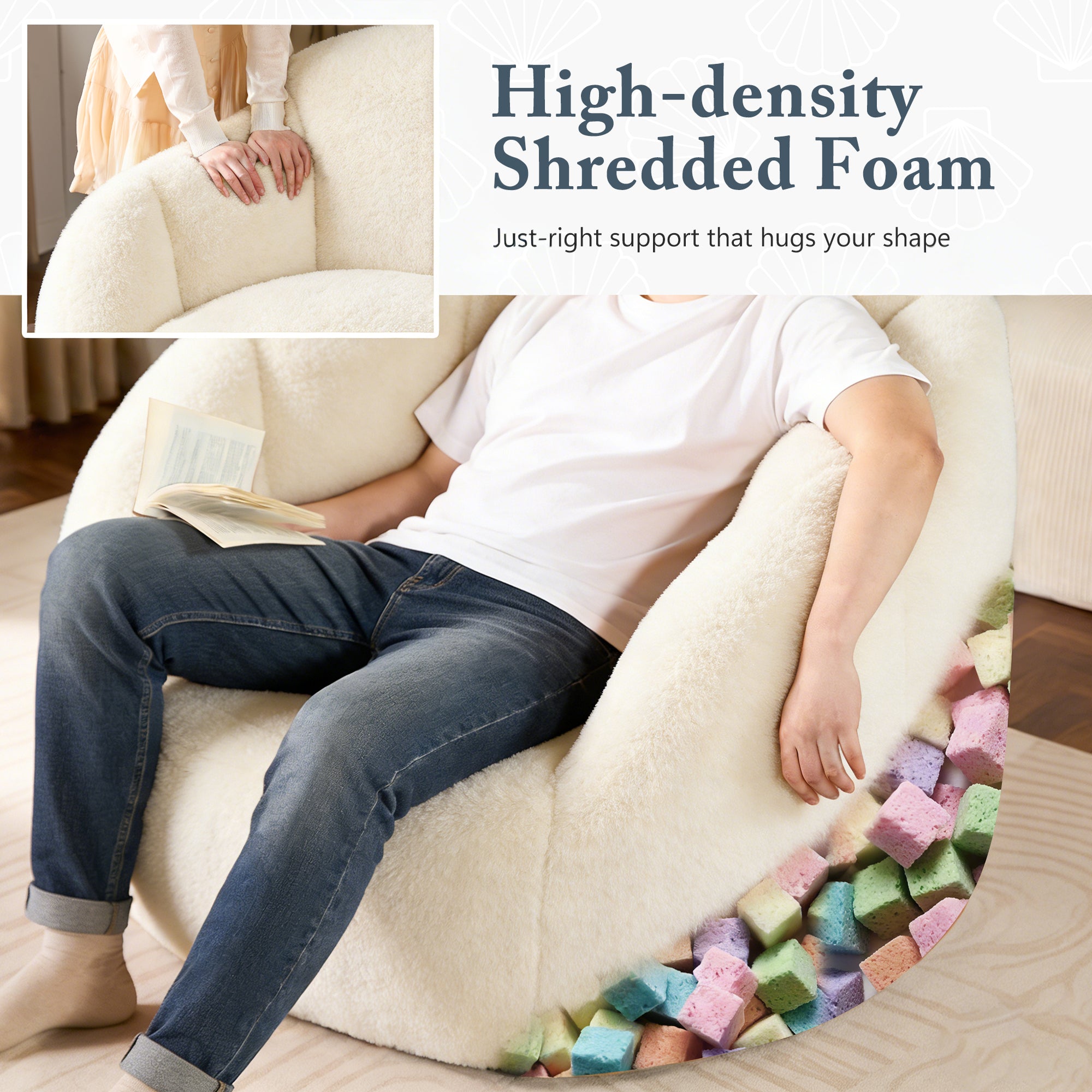 Shell Bean Bag Chairs