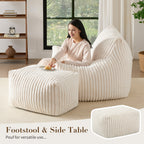 Bean Bag Chairs (XL Sofa Chair + Footstool)