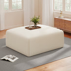 40" Square Stuffed Ottoman Pouf (1 Big Square Footstool)