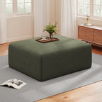 40" Square Stuffed Ottoman Pouf (1 Big Square Footstool)