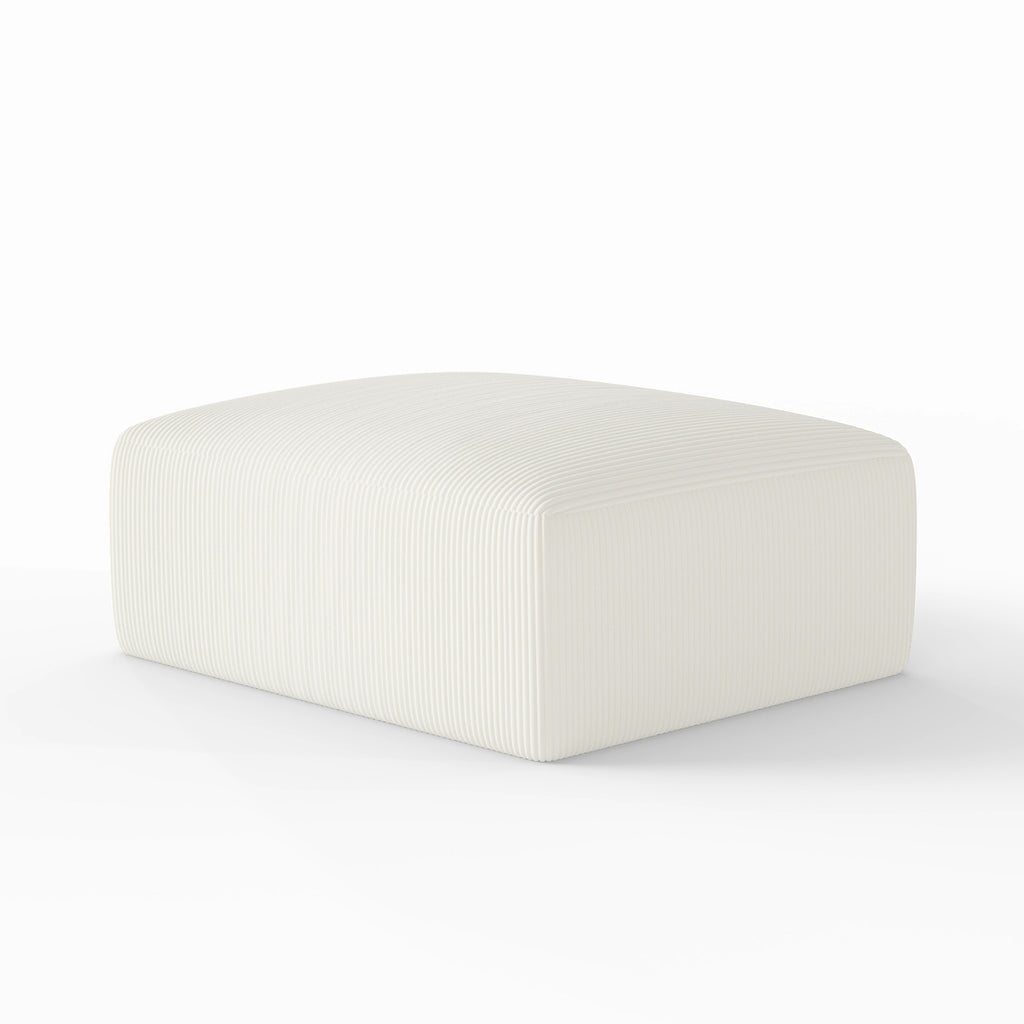 40" Square Stuffed Ottoman Pouf (1 Big Square Footstool)